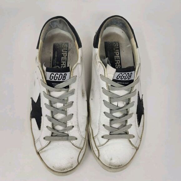 Golden Goose Shoes Womens EU38 US8 Deluxe Brand Super Star Low Top Sneakers - Picture 4 of 13